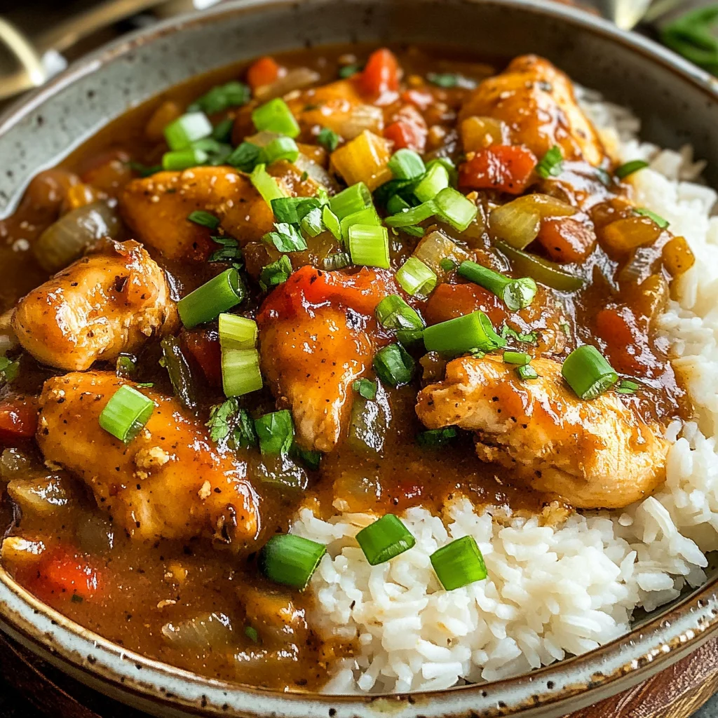 Authentic Chicken Étouffée Recipe