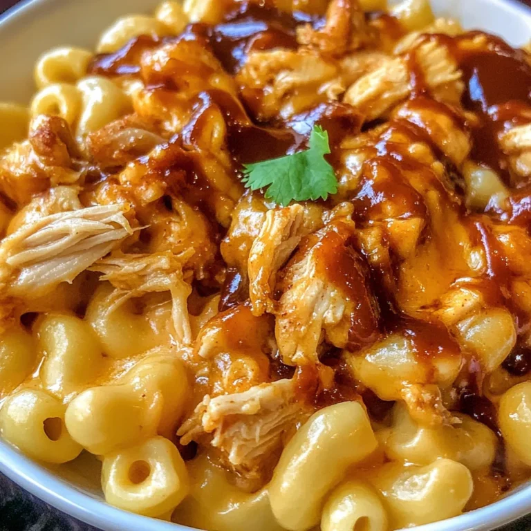 BBQ Chicken Mac and Cheese