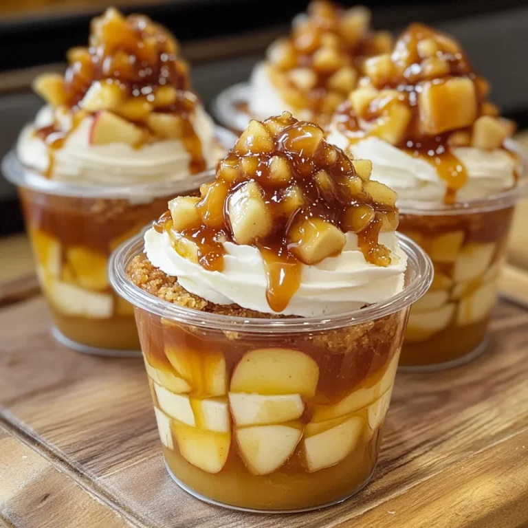 Caramel Apple Dessert Cups
