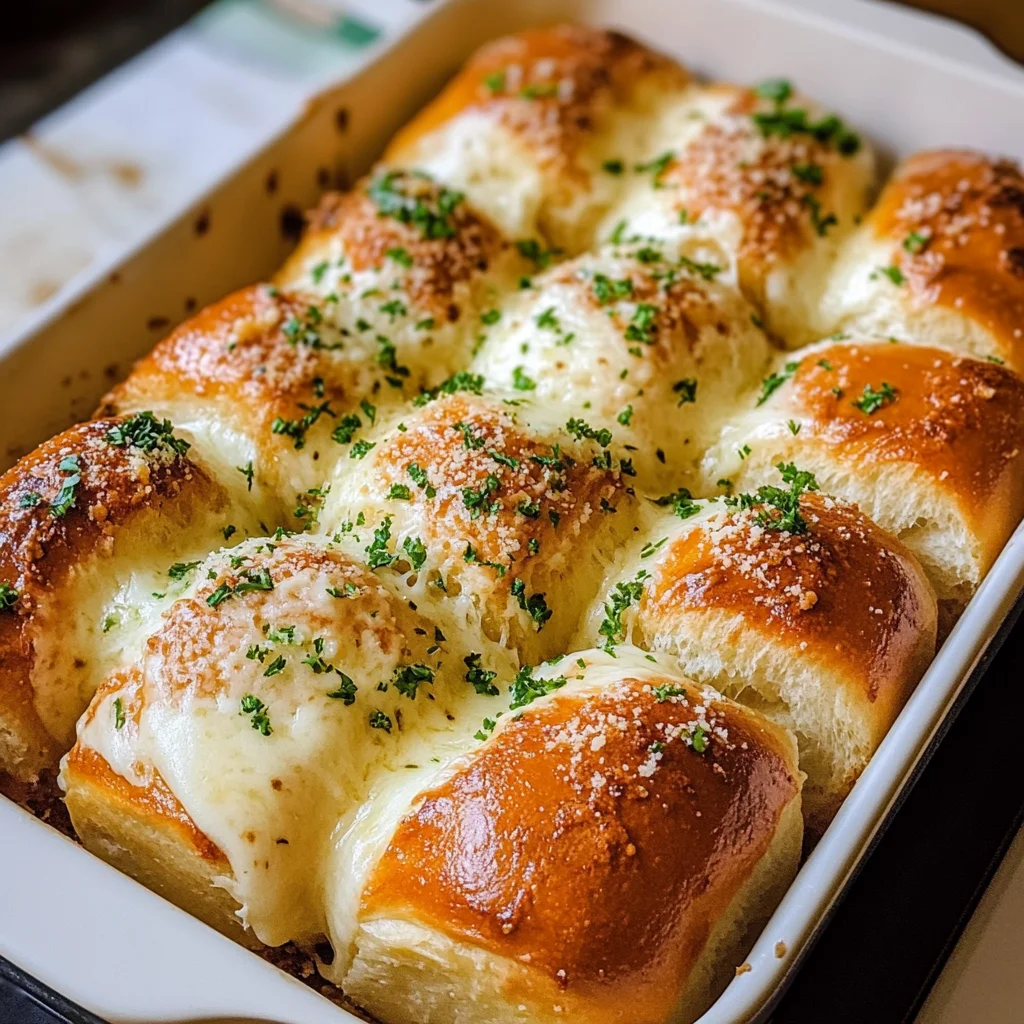 Cheesy Hawaiian Roll Garlic Bread (Viral TikTok Recipe)