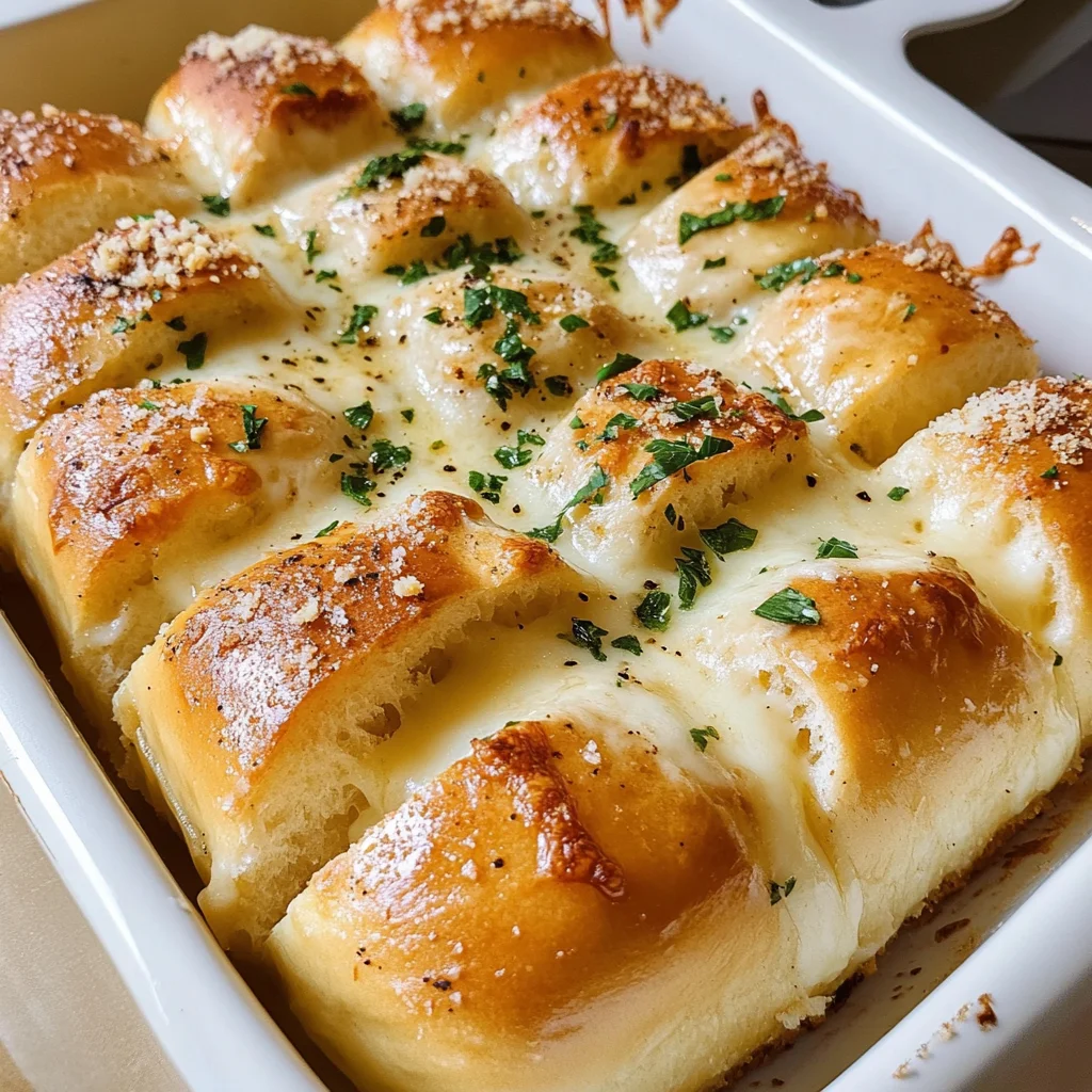 Cheesy Hawaiian Roll Garlic Bread (Viral TikTok Recipe)