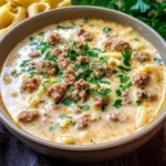 Creamy Parmesan Italian Sausage Ditalini Soup Recipe