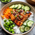 Crispy Salmon and Rice Bowl
