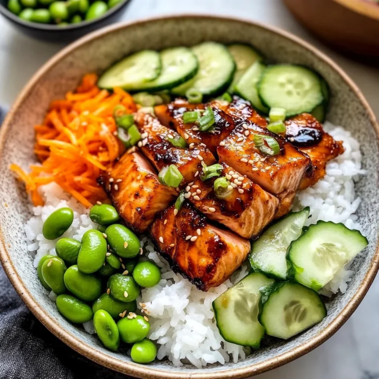 Crispy Salmon and Rice Bowl
