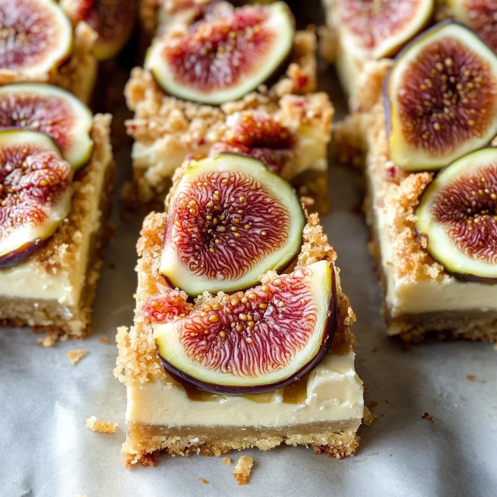Decadent Fig and Cream Cheese Bars