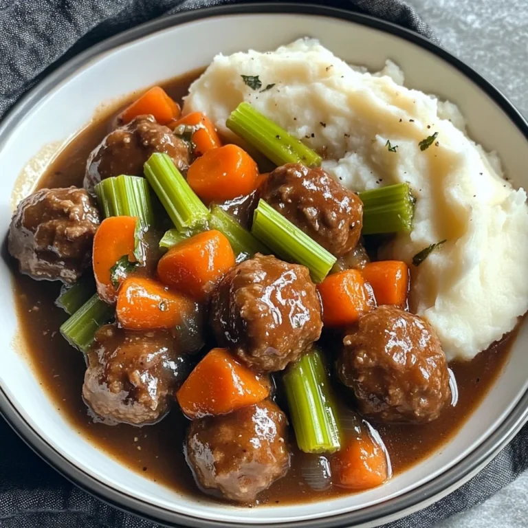 Easy Frozen Meatball Pot Roast (Slow Cooker Dinner Recipe)