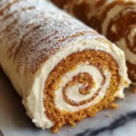Fall Pumpkin Spice Roll Cake