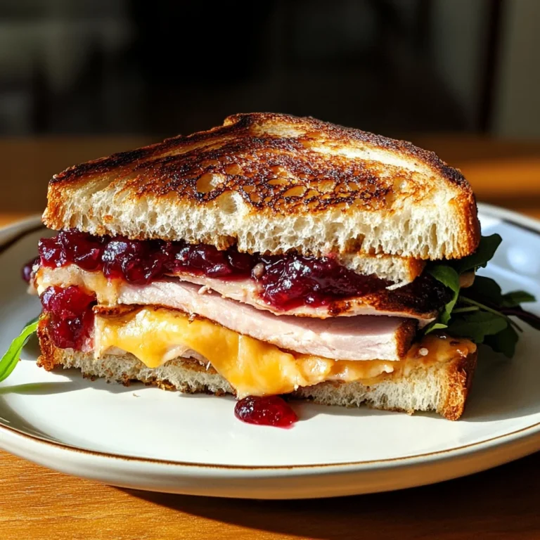 Ham Cheddar Cranberry Melt
