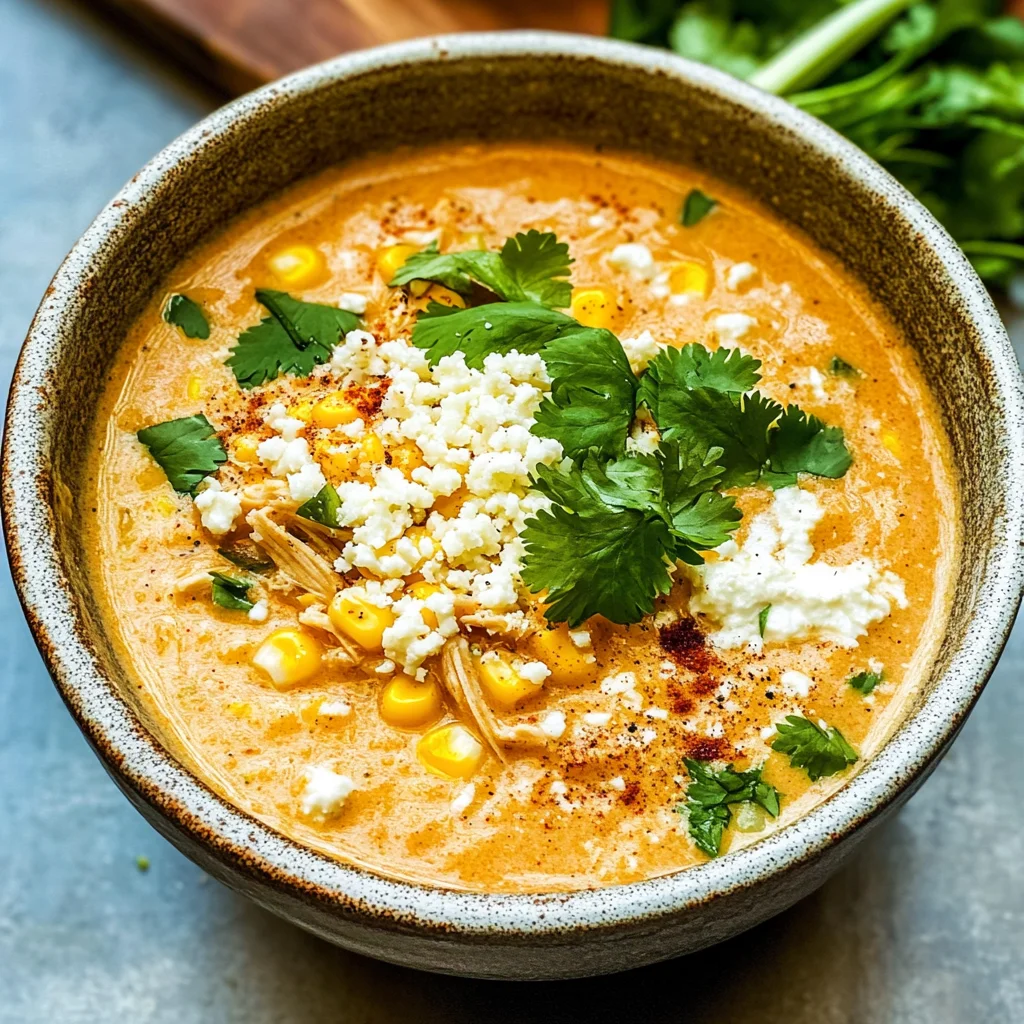 Mexican Street Corn Soup