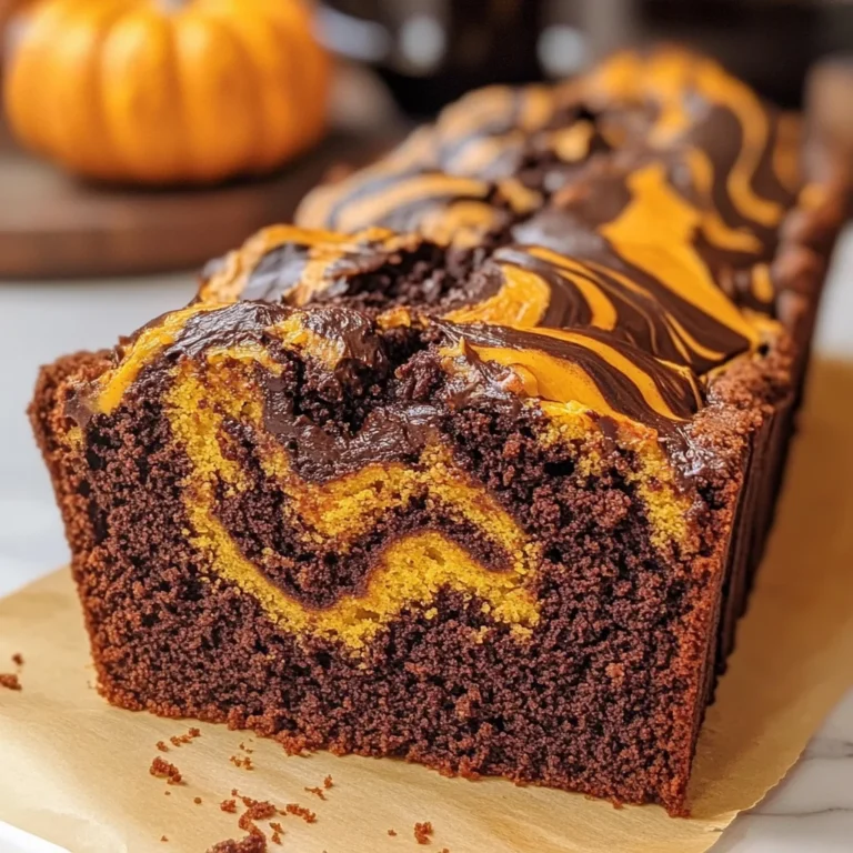 Pumpkin Marble Cake (vegan)