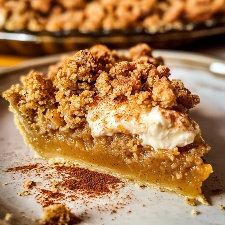 Pumpkin Pie Crumble