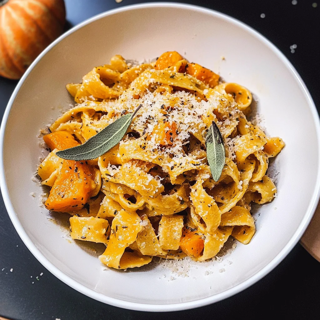 Savory Butternut Squash & Sage Pasta