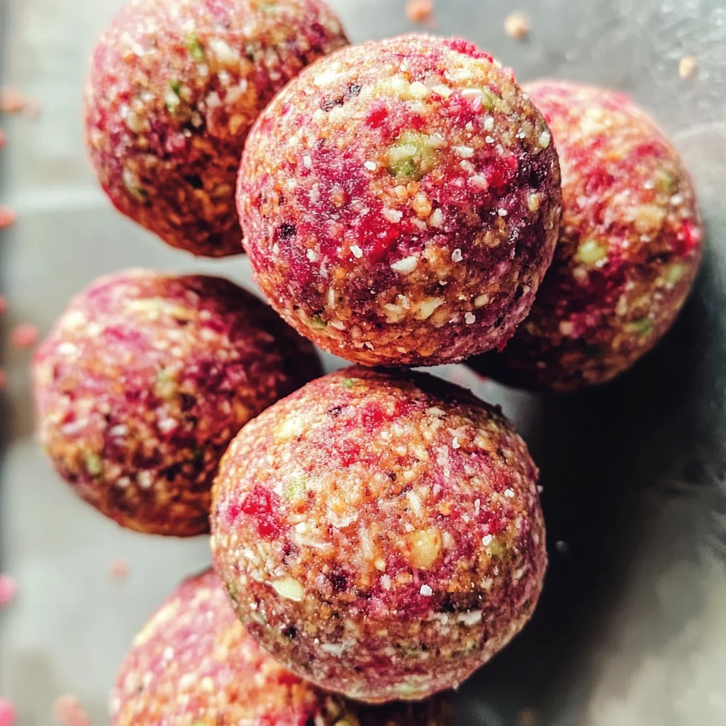 Strawberry Cheesecake Protein Balls