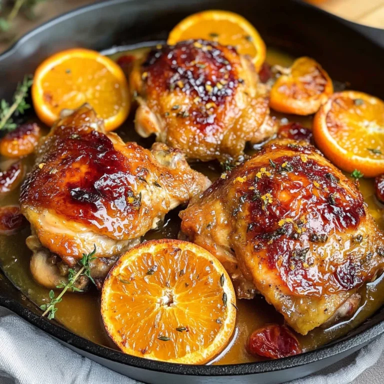 Sweet and Savory Roasted Orange Chicken
