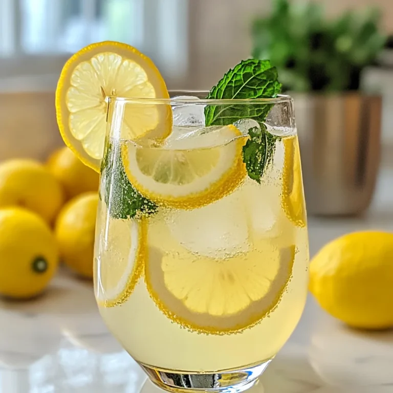 Juicy Vodka Lemonade Spritzer