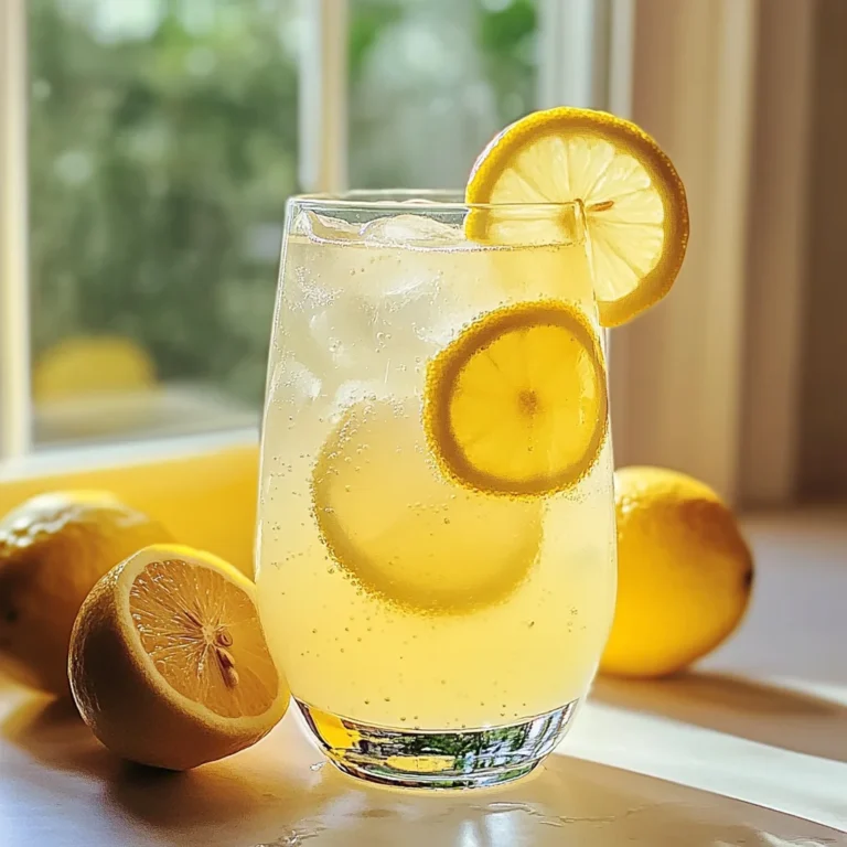 Juicy Vodka Lemonade Spritzer