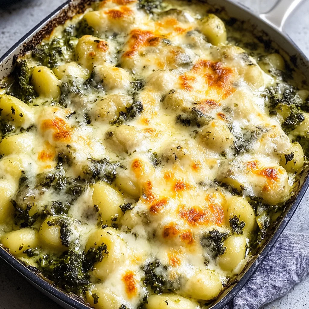 Spinach and Artichoke Gnocchi Bake: A Creamy One-Pan Wonder